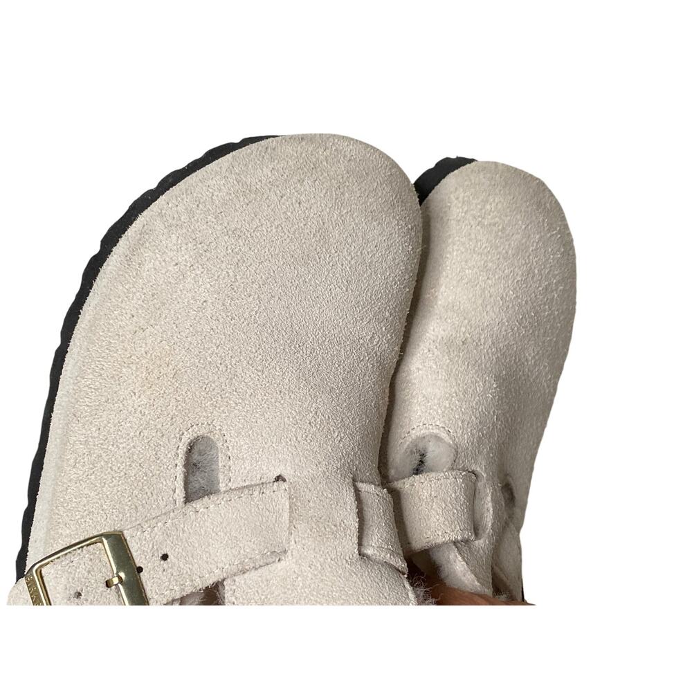 BIRKENSTOCK Shearling Boston Clogs EU 37 US 6 - Picture 9 of 10